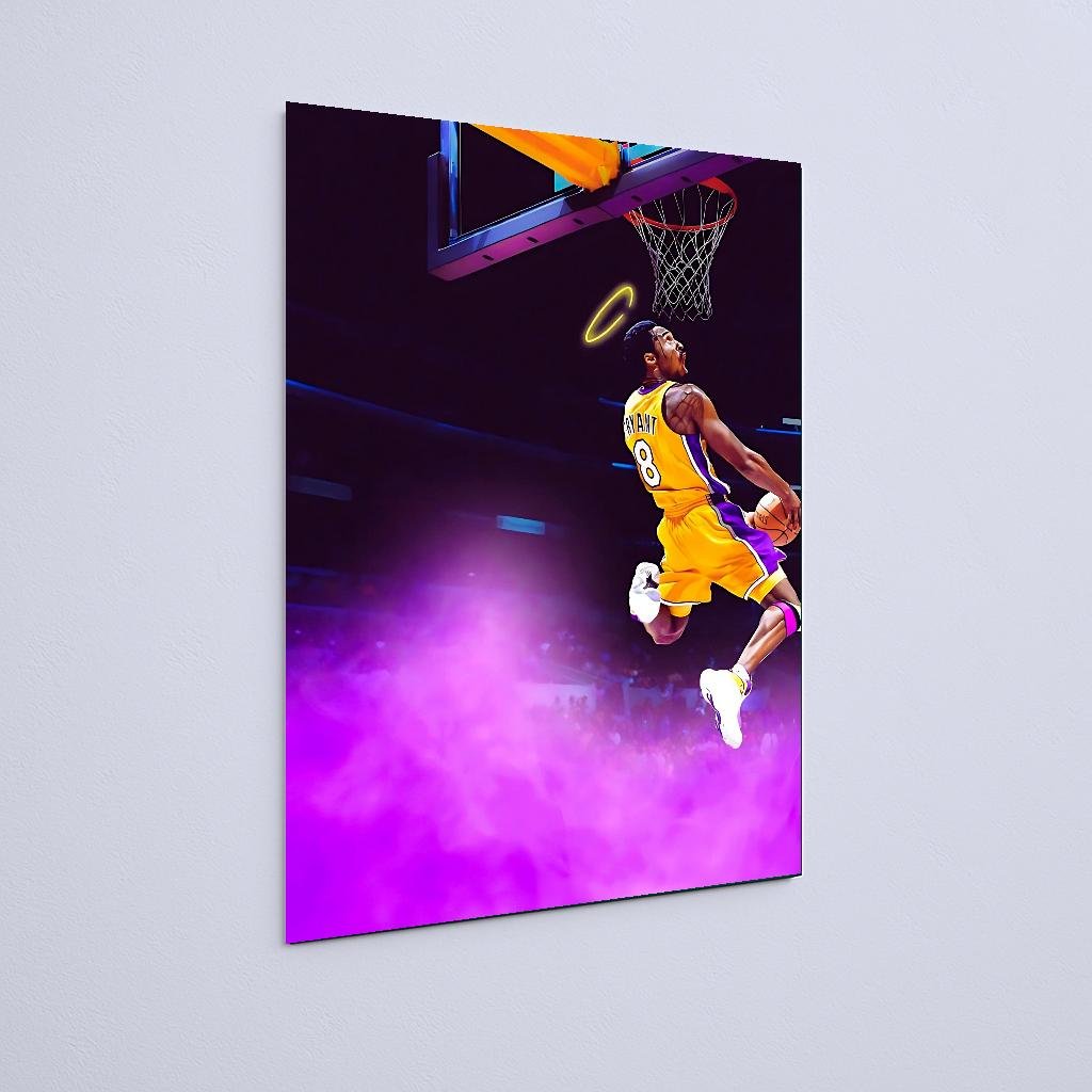 Quadro Decorativo Jogador Basquete Pulando Anjo - Imagem 2