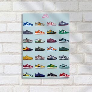 Quadro Decorativo Nike Sb Varios Tenis