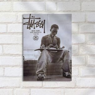 Quadro Decorativo Pessoa Andando De Skate