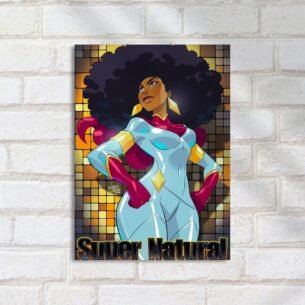 Quadro Decorativo Super Heroina Super Natural