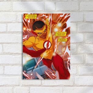 Quadro Decorativo Heroi Correndo Rapido
