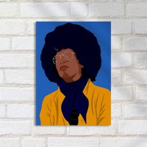 Quadro Decorativo Mulher Retrato Colorido