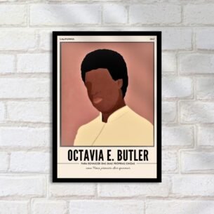 Quadro Decorativo Octavia Butler Retrato