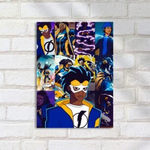 Quadro Decorativo Heroi Eletrico Estatico