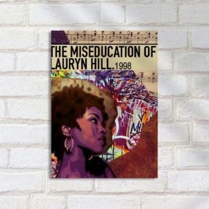 Quadro Decorativo Miseducation Lauryn Hill 1998