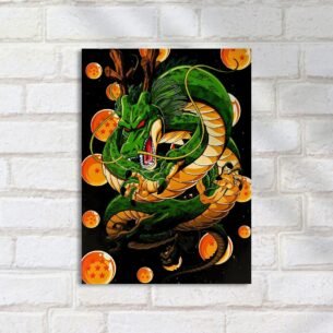 Quadro Decorativo Shenlong Esferas Dragao