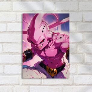 Quadro Decorativo Kid Buu Dbz Energia