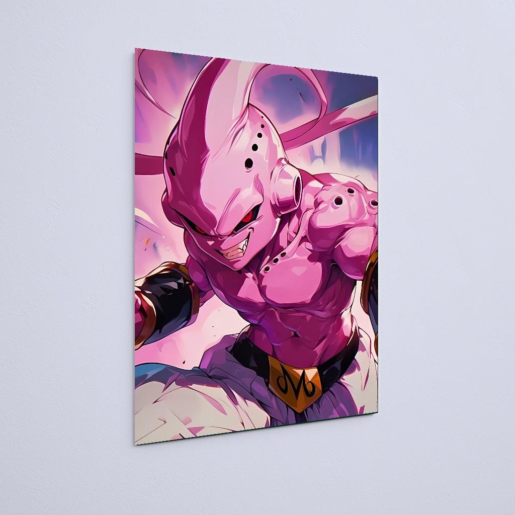 Quadro Decorativo Kid Buu Dbz Energia - Imagem 2