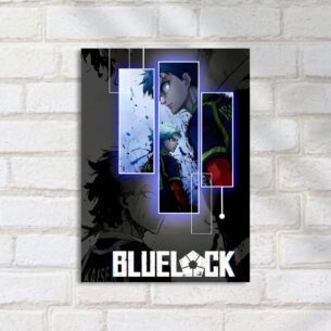 Quadro Decorativo Blue Lock Personagem Intenso