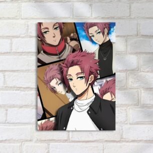 Quadro Decorativo Desconhecido Personagem Anime Colagem