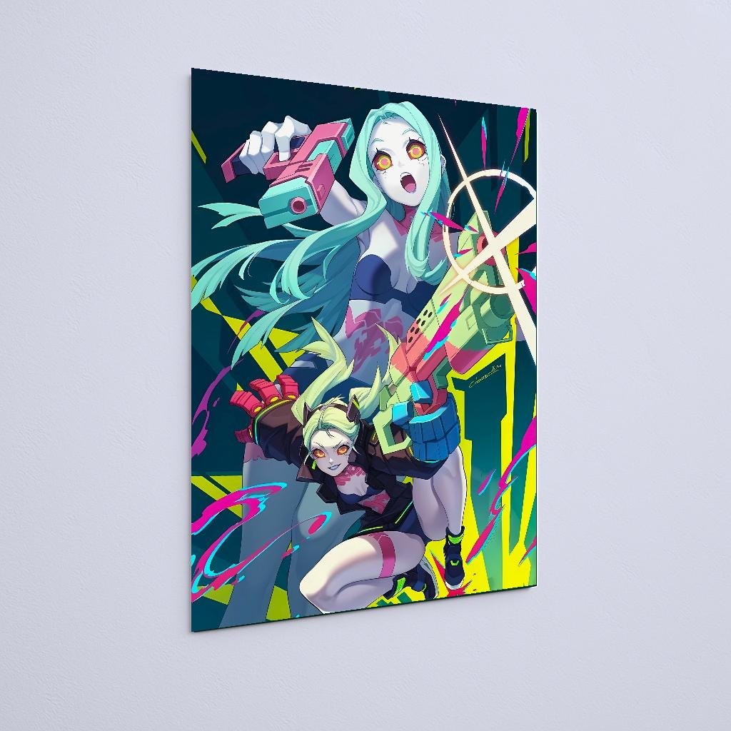 Quadro Decorativo Personagens Anime Armadas - Imagem 2
