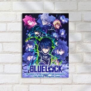Quadro Decorativo Blue Lock Personagens Anime