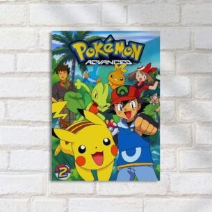 Quadro Decorativo Pokemons Aventureiros Smiling