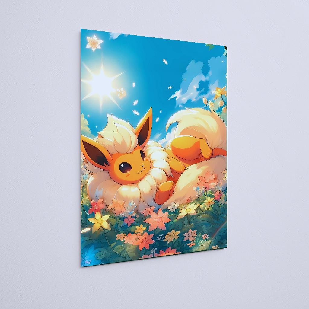 Quadro Decorativo Flareon Flores Ceu Azul - Imagem 2