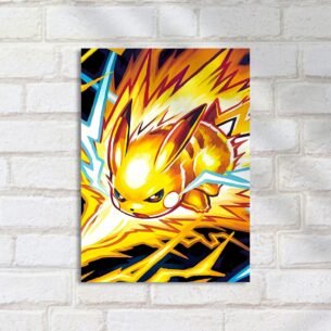 Quadro Decorativo Raichu Ataque Eletrico