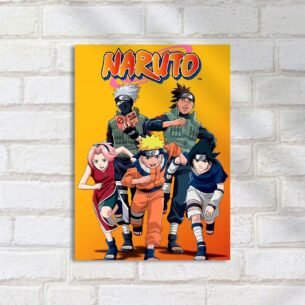 Quadro Decorativo Naruto Time Correndo