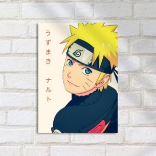Quadro Decorativo Naruto Sorrindo Adesivo
