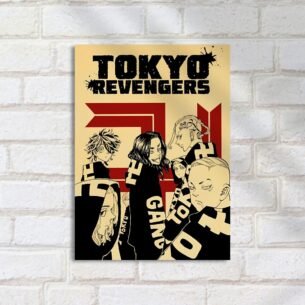 Quadro Decorativo Tokyo Revengers Personagens Poster