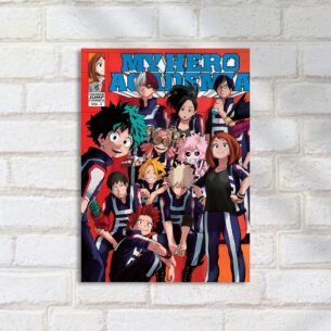 Quadro Decorativo My Hero Academia Turma
