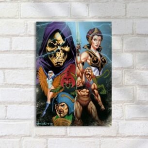 Quadro Decorativo Mestres Do Universo Personagens