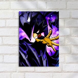 Quadro Decorativo Tokoyami Sombra Roxo Poder