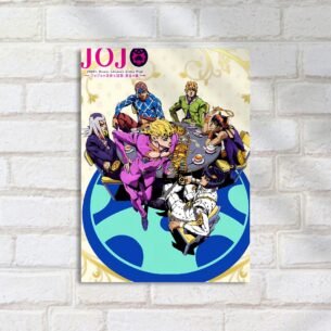 Quadro Decorativo Jojos Bizarre Aventure Mesa