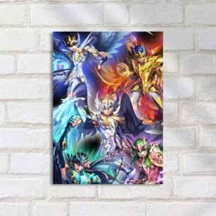 Quadro Decorativo Saint Seiya Cavaleiros Zodiaco