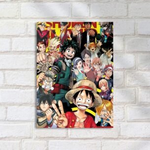 Quadro Decorativo One Piece Heroi Shounen