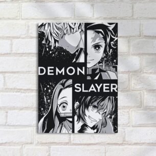 Quadro Decorativo Demonslayer Personagens Arte