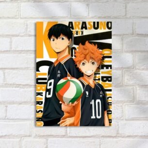 Quadro Decorativo Hinata Kageyama Clube Karasuno
