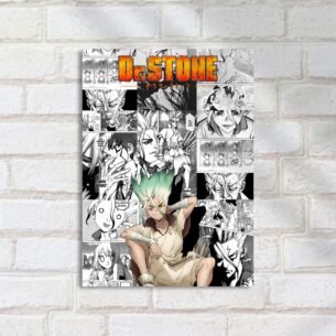 Quadro Decorativo Dr Stone Manga Senku