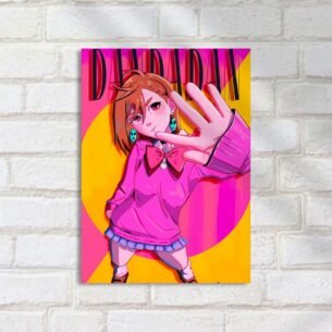 Quadro Decorativo Dandadan Personagem Mao Levantada