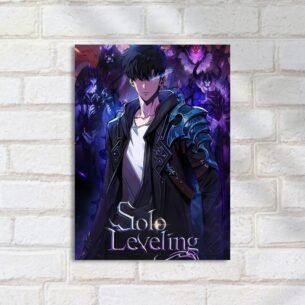 Quadro Decorativo Solo Leveling Personagem Sombras