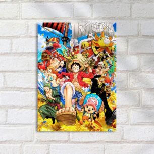 Quadro Decorativo One Piece Tripulacao Tesouro