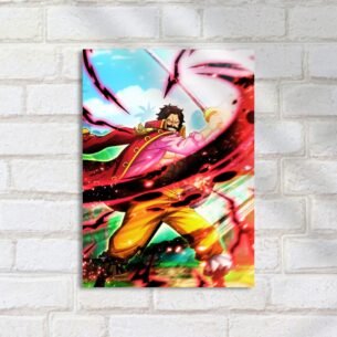 Quadro Decorativo Gol D Roger Espada Energia One Piece