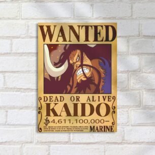Quadro Decorativo Kaido One Piece Wanted
