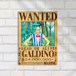 Quadro Decorativo Galdino One Piece Wanted