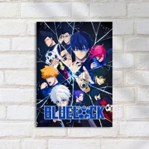 Quadro Decorativo Blue Lock Personagens Anime
