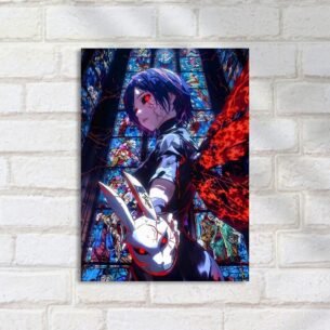 Quadro Decorativo Rei Demonio Mascara Lobo