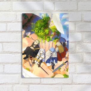 Quadro Decorativo Grupo Aventureiros Descansando Natureza