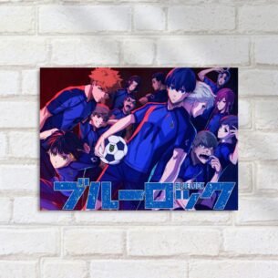 Quadro Decorativo Blue Lock Personagens Equipe
