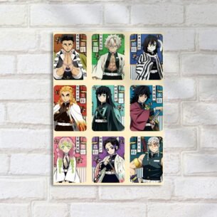 Quadro Decorativo Hashiras Kimetsu No Yaiba Demon Slayer