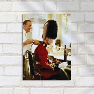 Quadro Decorativo Guarda Britanico Corte Barbearia