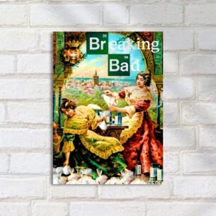 Quadro Decorativo Breaking Bad Releitura Historica