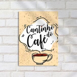 Quadro Decorativo Cantinho Do Cafe Quadro