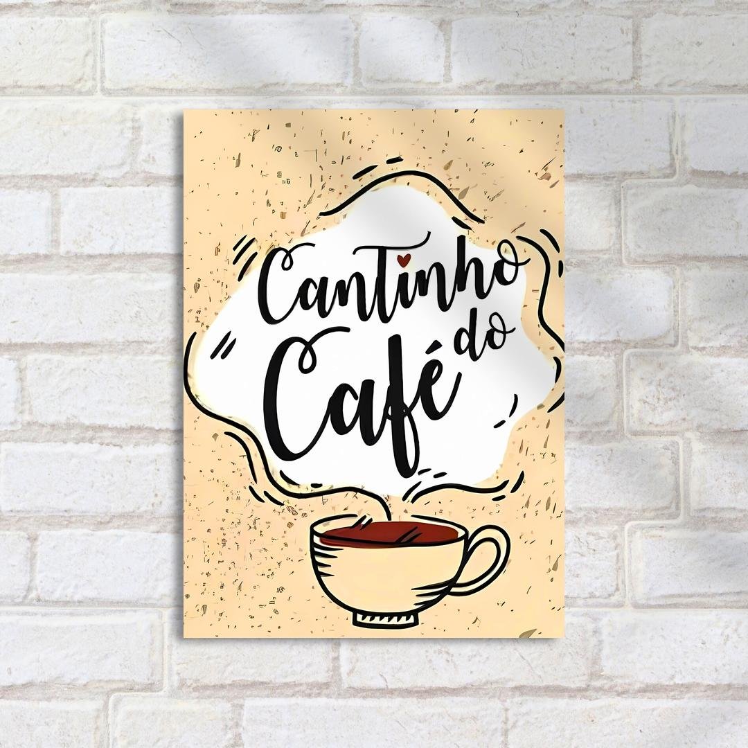 Quadro Decorativo Cantinho Do Cafe Quadro