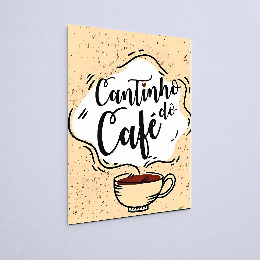 Quadro Decorativo Cantinho Do Cafe Quadro - Imagem 2