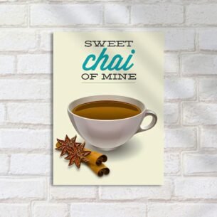 Quadro Decorativo Sweet Chai Cha Cup