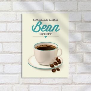 Quadro Decorativo Cafe Smells Like Bean