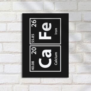 Quadro Decorativo Fe Ca Tabela Periodica
